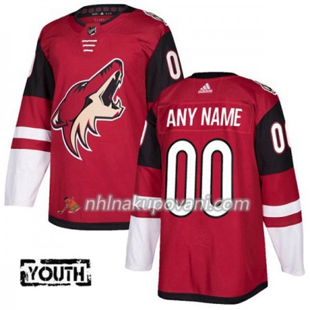 Arizona Coyotes Dresy Personalizované Adidas 2017-2018 Červená Authentic - Dětské Arizona Coyotes Dresy Personalizované Adidas 2017-2018 Červená Authentic - Dětské